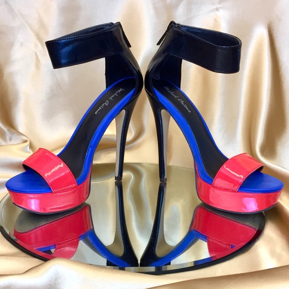 Michael Antonio Shoes - Michael Antonio Ankle Strap Stiletto High Heels 7